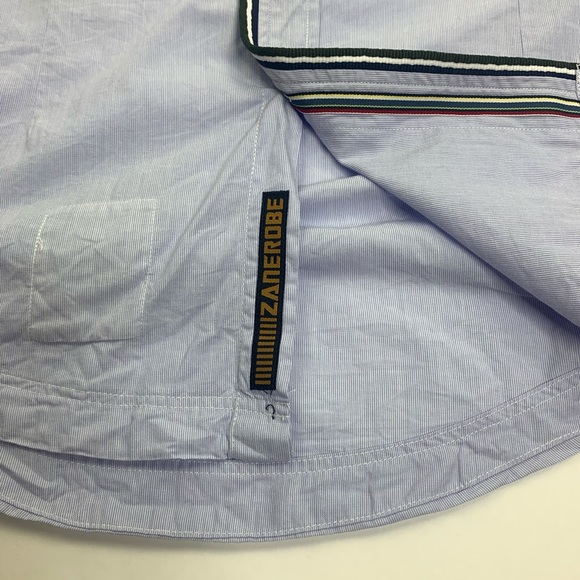 Zanerobe Australia Button Front Shirt Blue Large - Picture 9 of 15